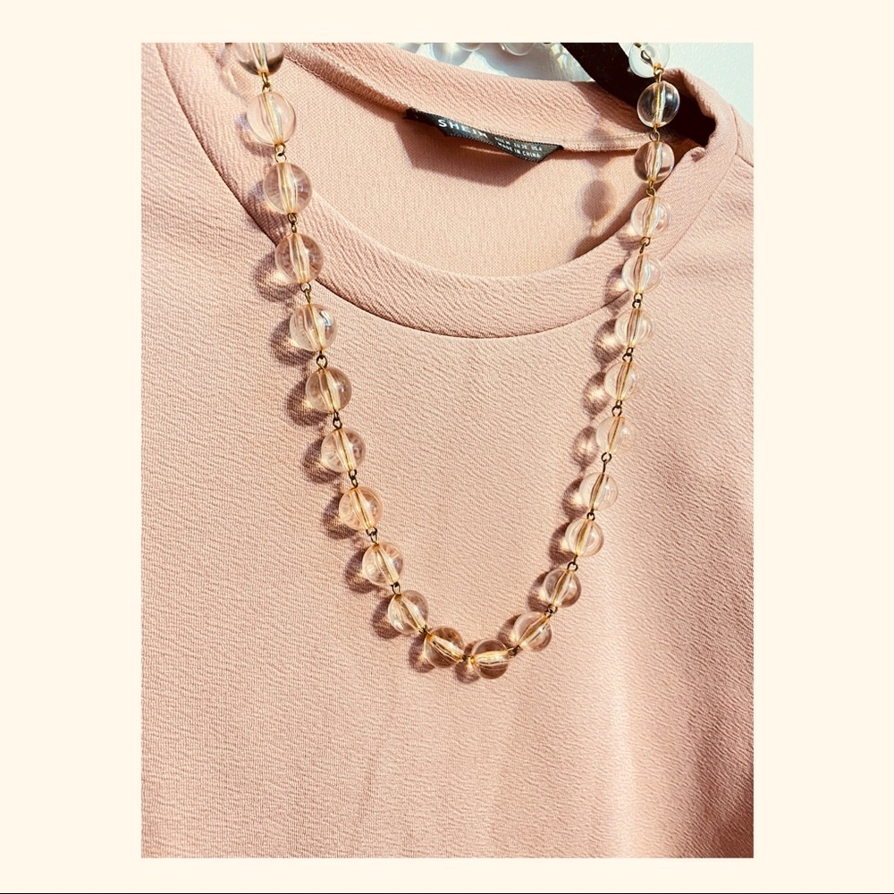 Resin Beaded Necklace